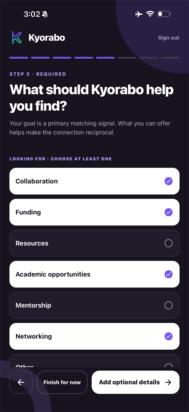 What Kyorabo should help you find